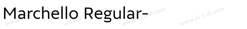Marchello Regular字体转换